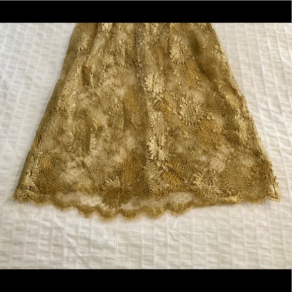 Gold Lace NWT Dress - Picture 5 of 7